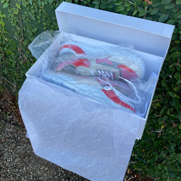 NWT | D.A.T.E. | Fuga Sneakers Pink/Red/Grey | US 9.5 - Picture 13 of 14